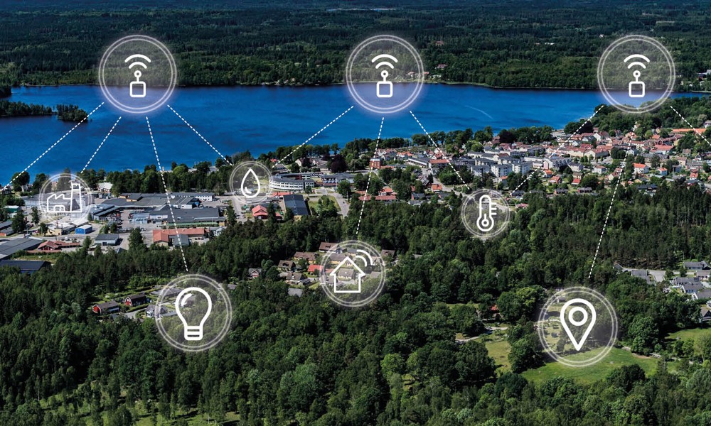 Smart teknik övervakar vattenförbrukningen i Tingsryds kommun